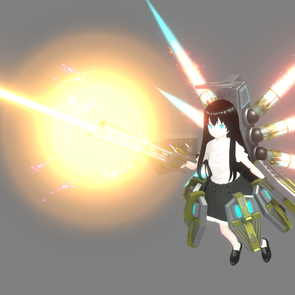 【VRC向け】高機動戦用ユニット「アルヒアンゲルスA型」