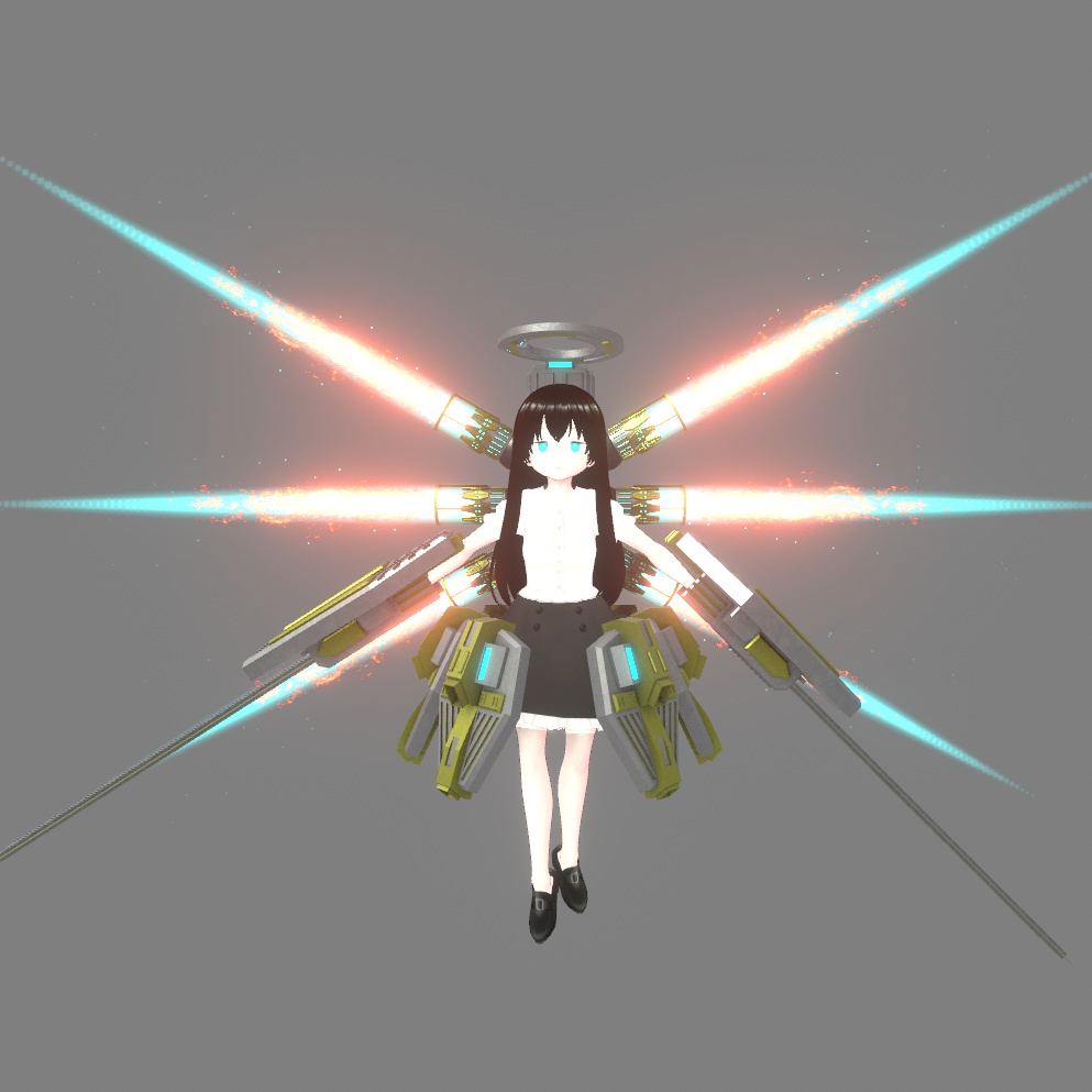 【VRC向け】高機動戦用ユニット「アルヒアンゲルスA型」