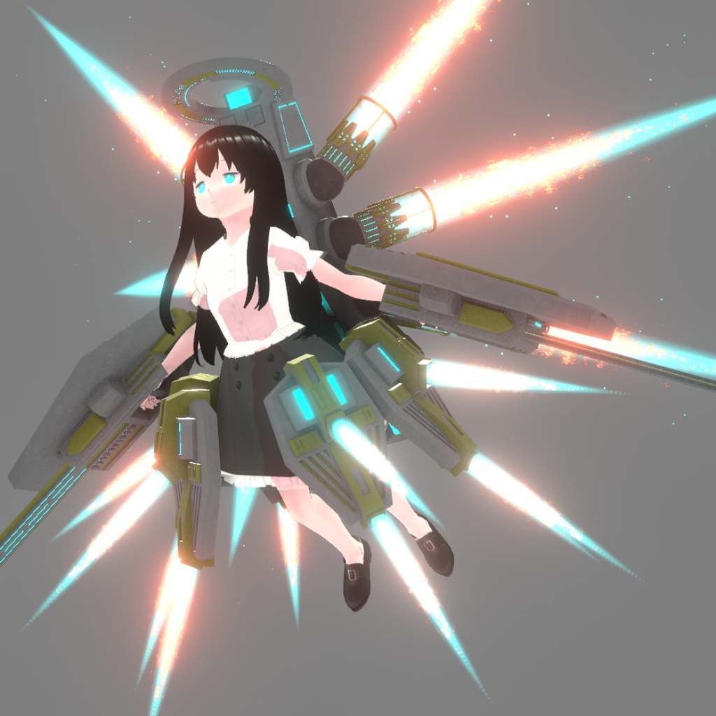 【VRC向け】高機動戦用ユニット「アルヒアンゲルスA型」