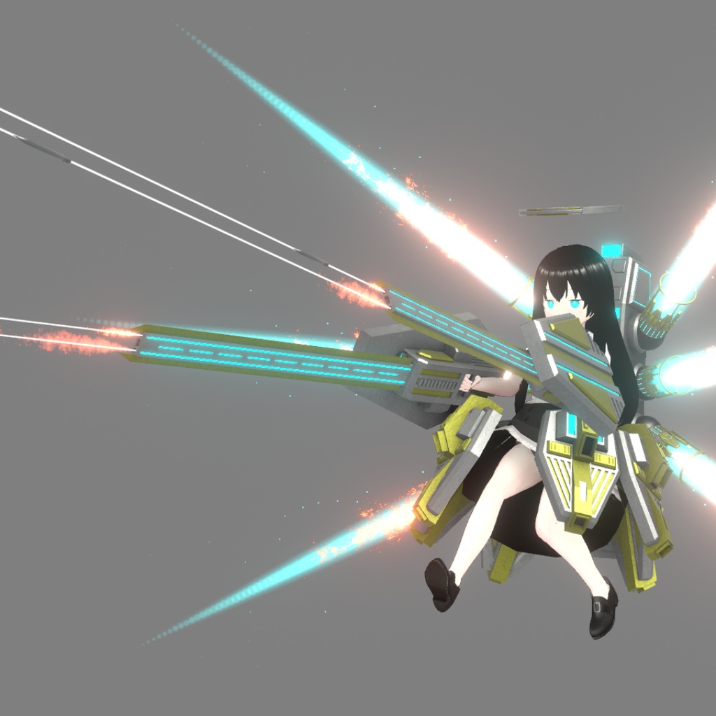 【VRC向け】高機動戦用ユニット「アルヒアンゲルスA型」