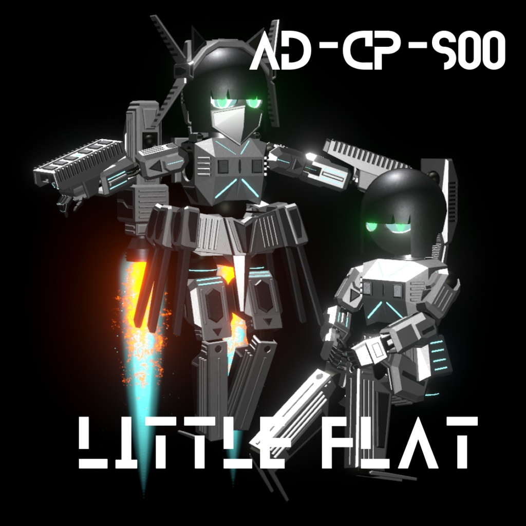 【VRC向け】AD-CP-S00 リトルフラット