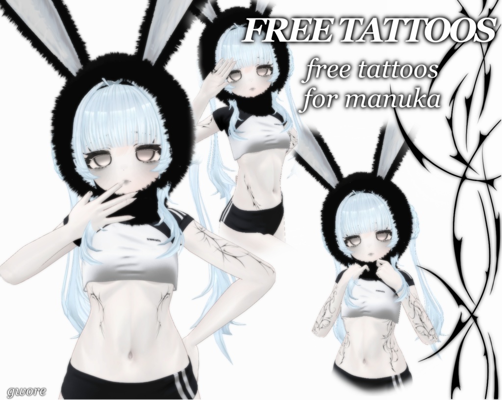 free manuka tattoos ! ♡.* 