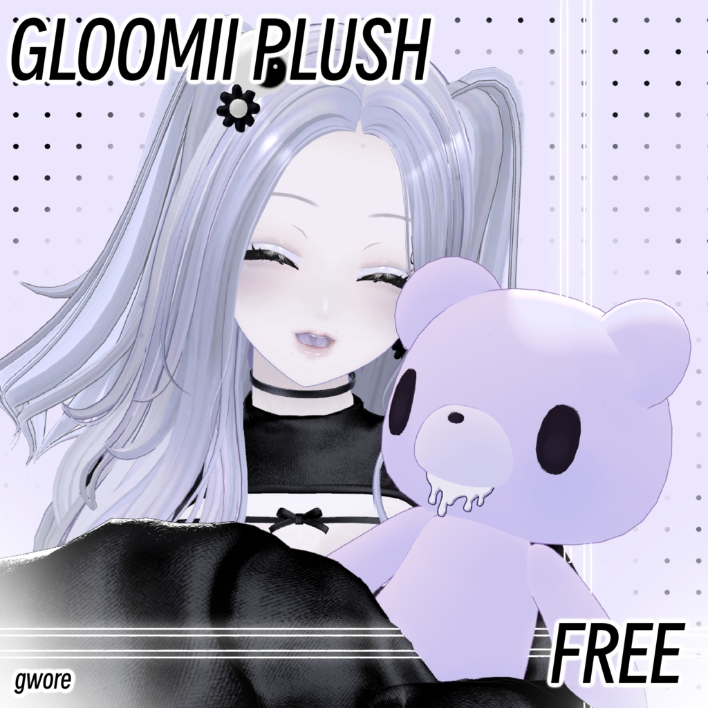 gloomii bear plush ! (FREE)