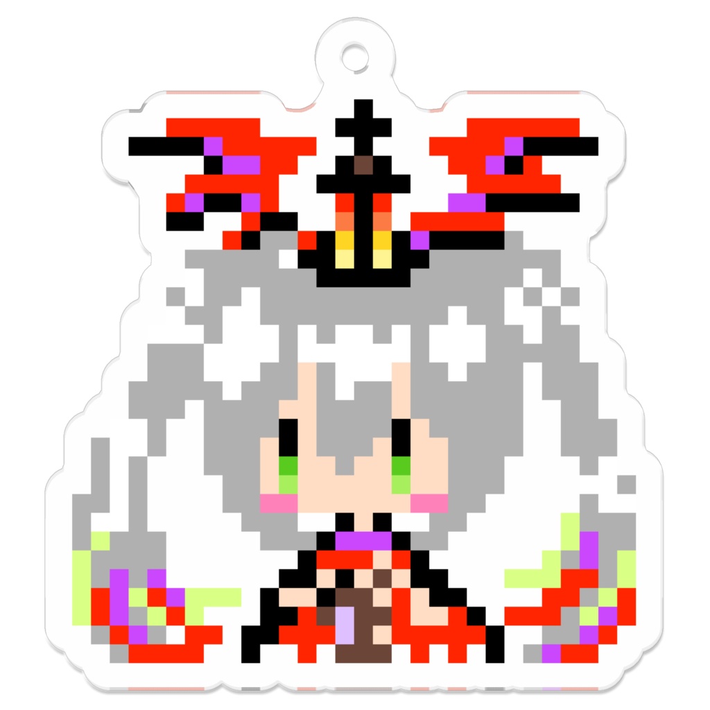 ハロウィン ダモクレス ドット絵 アクキー