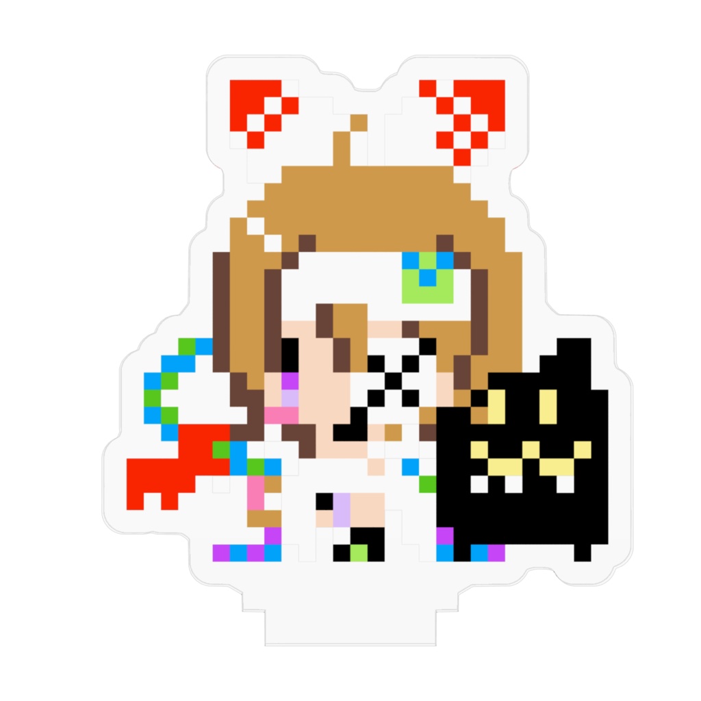 ハロウィンガンバンテインドット絵アクリルフィギュア