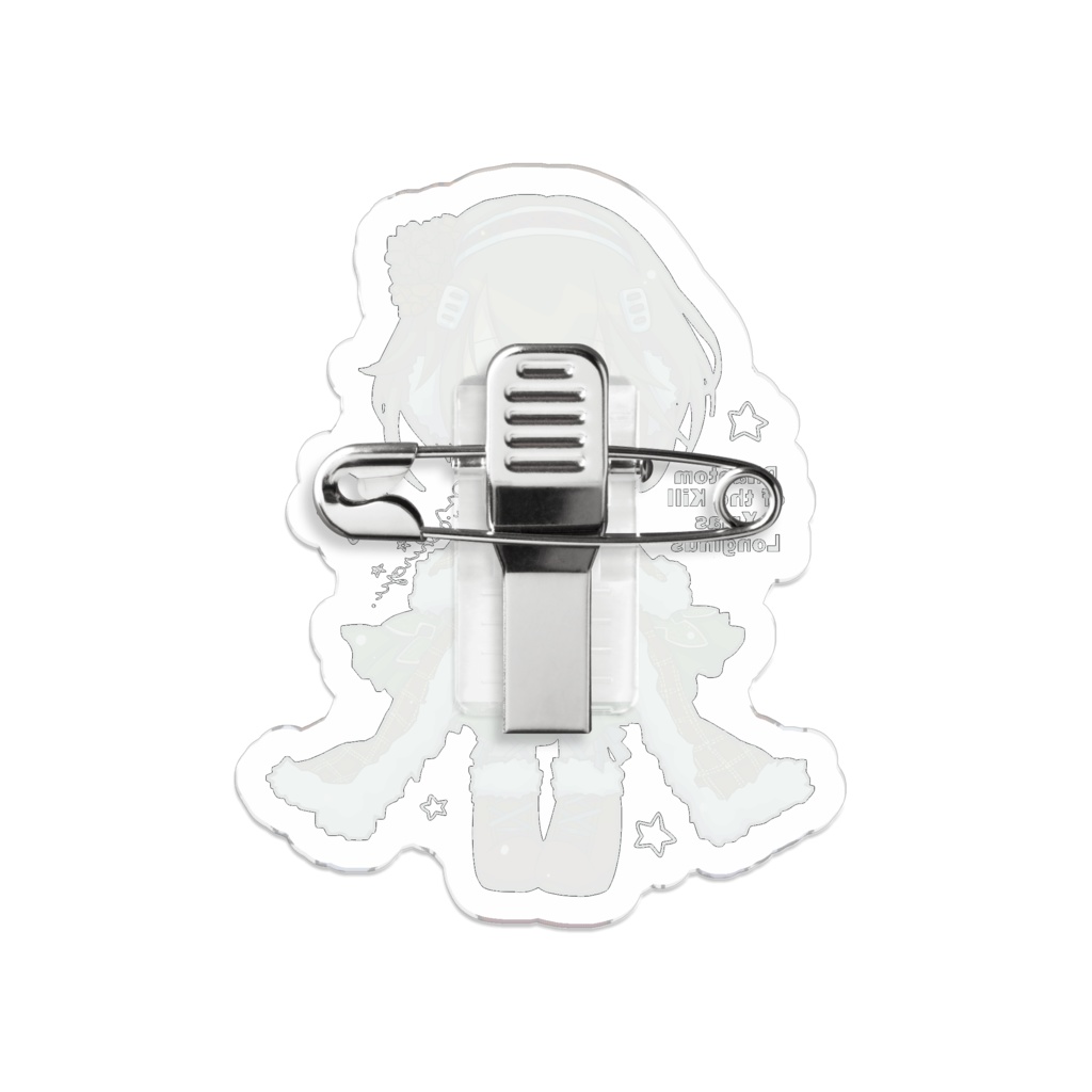 5センチクリスマスロンギヌスアクリルバッジ