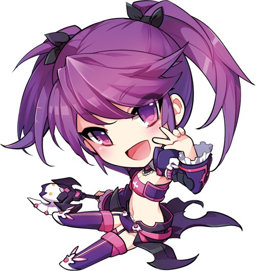 70mm×70mm アクリルキーホルダー アイシャ(ELSWORD)