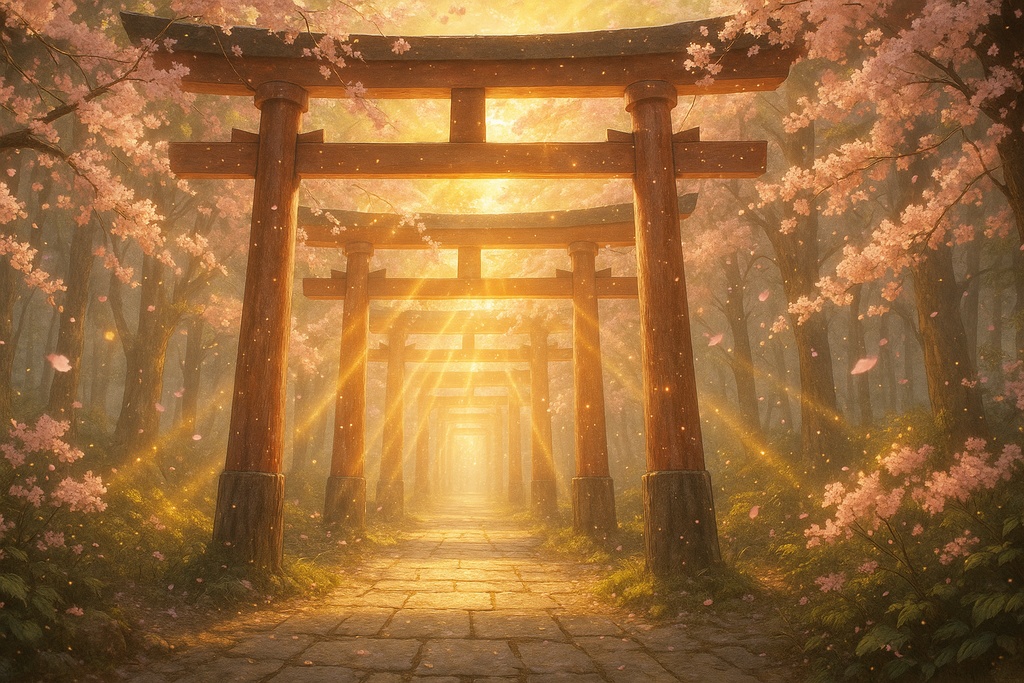 和幻想 背景素材&TCG素材パック ─ 光と和が織りなす背景、華麗フレーム