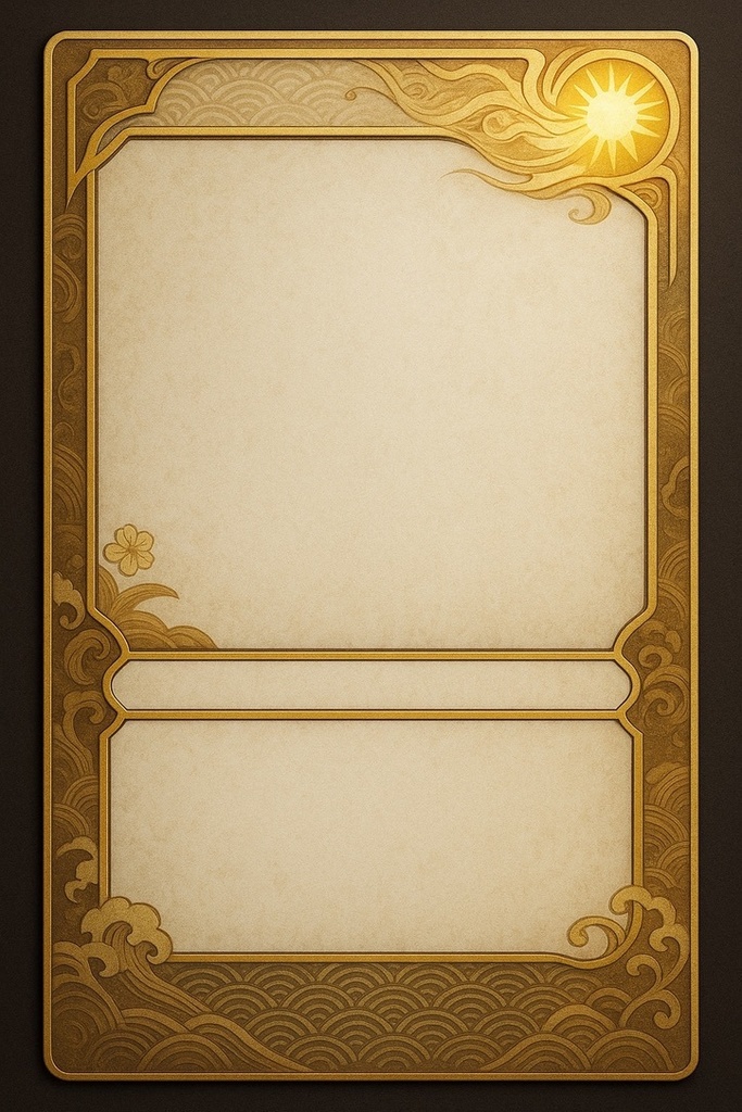 和幻想 背景素材&TCG素材パック ─ 光と和が織りなす背景、華麗フレーム