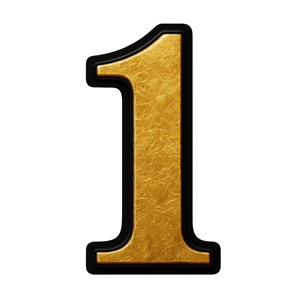 【映える金箔×黒縁】配信用 透過文字セット|数字0–9・th・配信ワード8種(商用可)