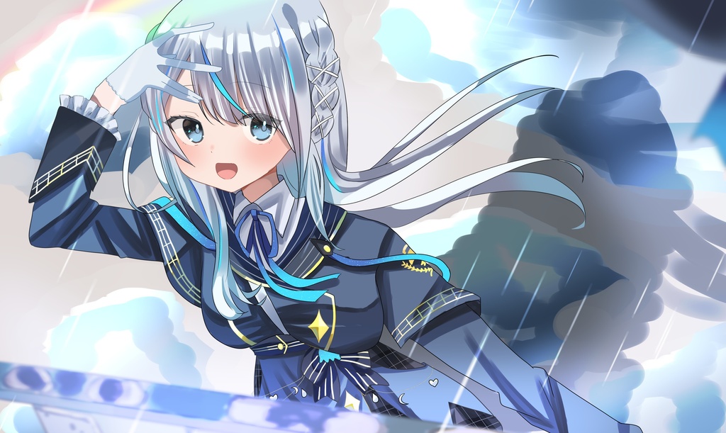 雨海ルカ プレイマット マウスパッド