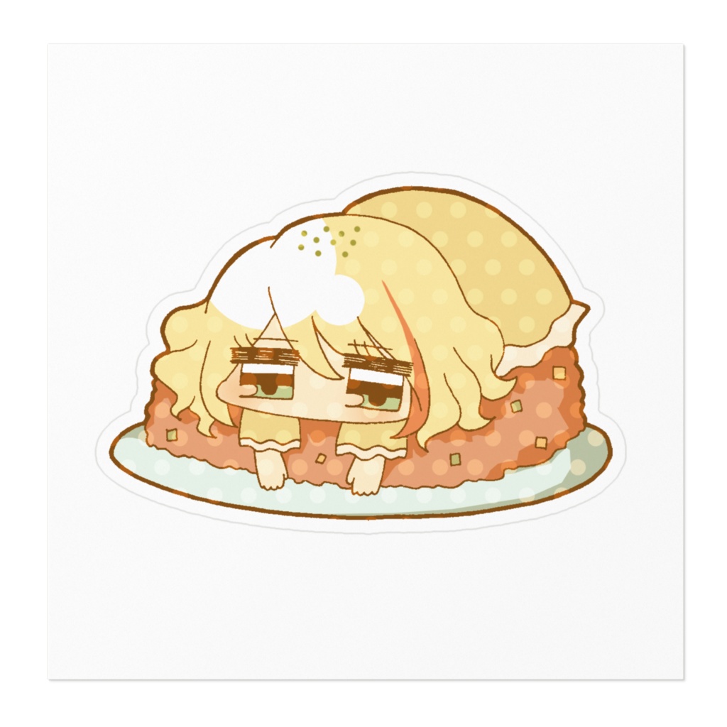 【だらがーる】だららいすステッカー