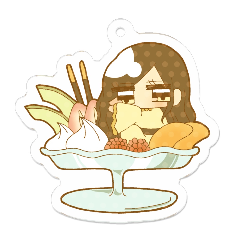 【だらがーる】ぷりん・だ・ら・もーどアクキー