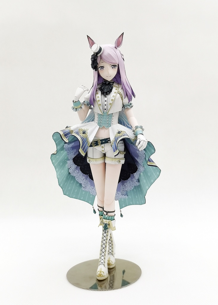 ウマ娘 メジロマックイーン 【エンド・オブ・スカイ】 ペーパークラフトpapercraft
