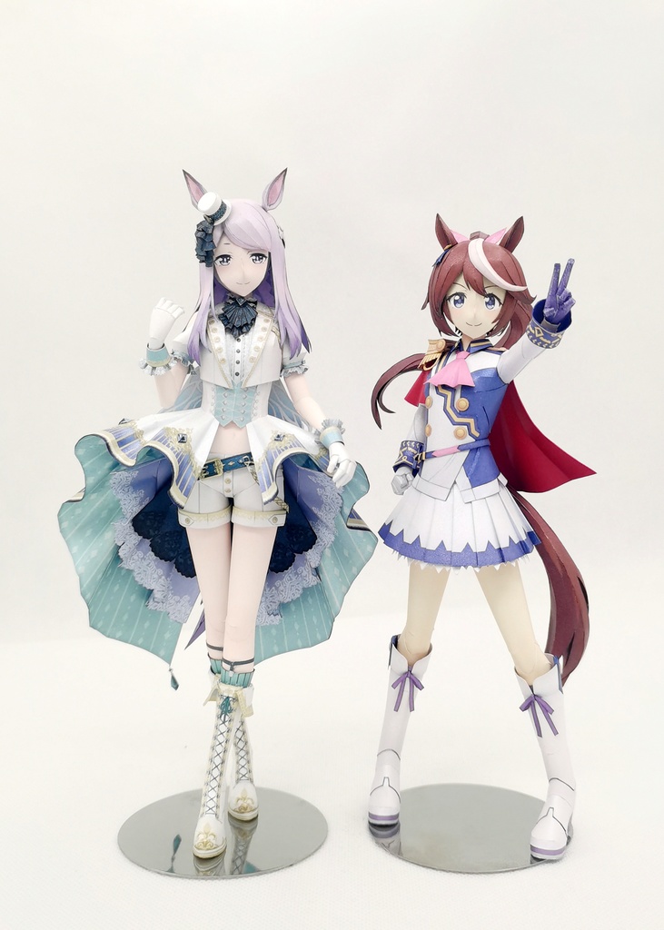 ウマ娘 メジロマックイーン 【エンド・オブ・スカイ】 ペーパークラフトpapercraft