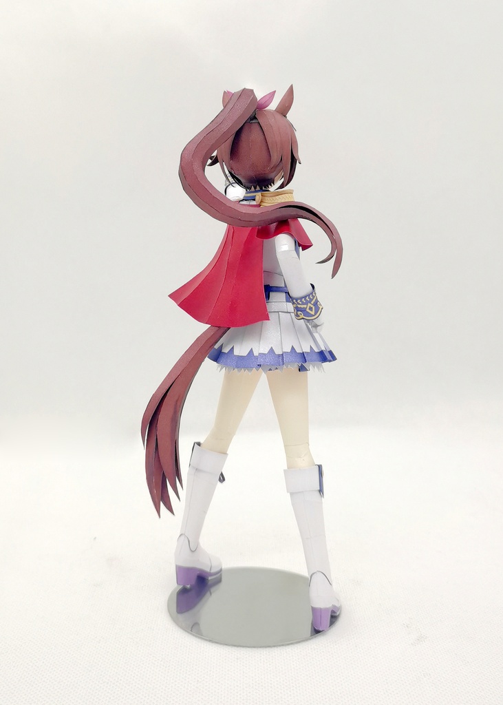 ウマ娘 トウカイテイオー 【トップ・オブ・ジョイフル】 ペーパークラフト papercraft
