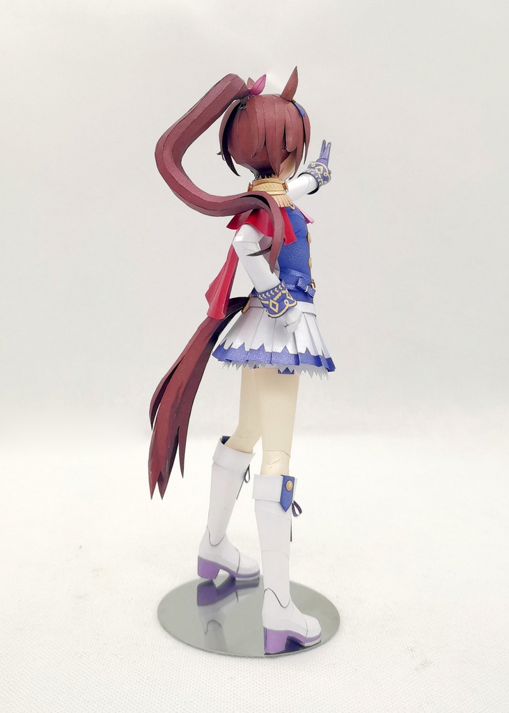 ウマ娘 トウカイテイオー 【トップ・オブ・ジョイフル】 ペーパークラフト papercraft