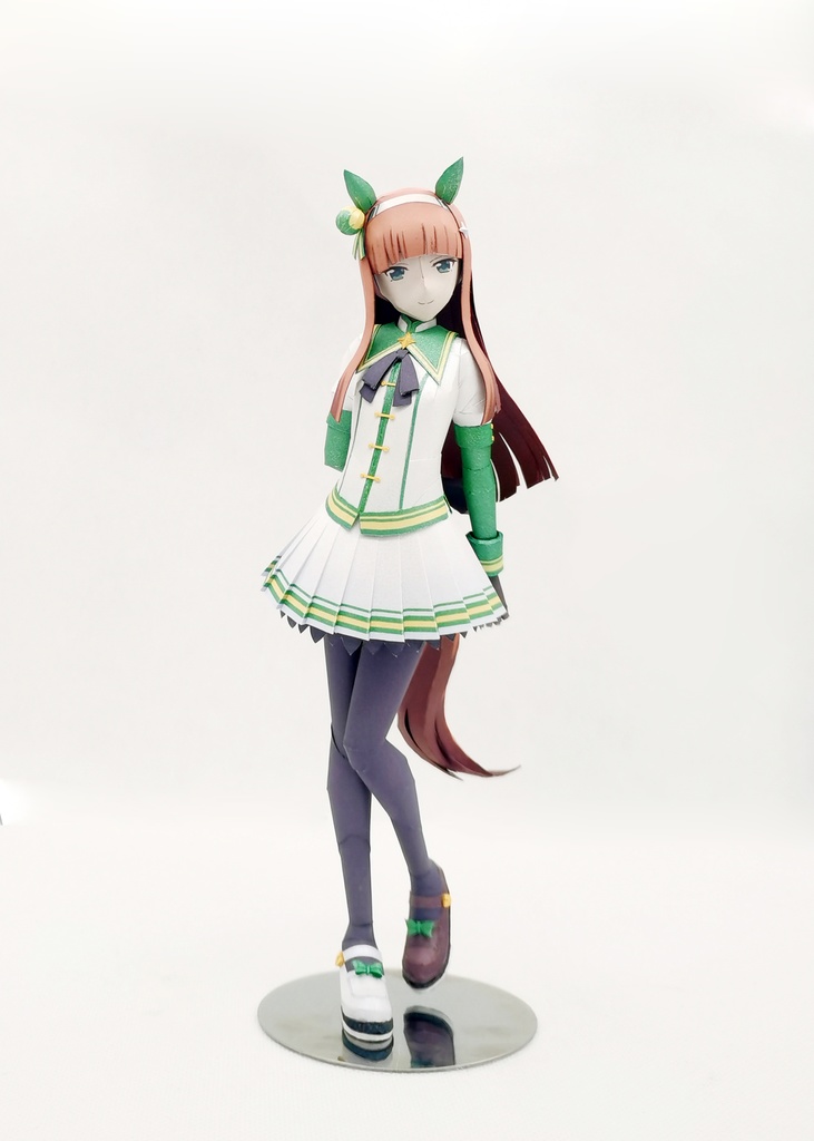 ウマ娘 サイレンススズカ 【サイレントイノセンス】 ペーパークラフトpapercraft