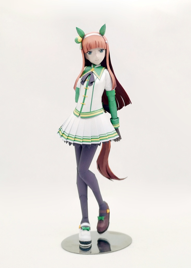 ウマ娘 サイレンススズカ 【サイレントイノセンス】 ペーパークラフトpapercraft