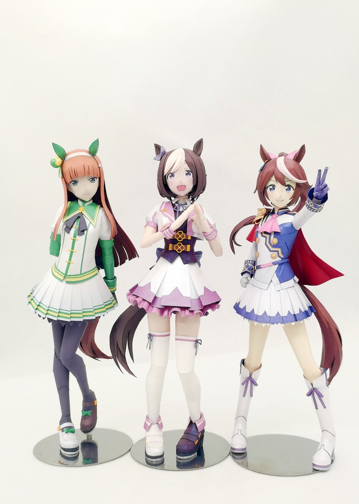 ウマ娘 スペシャルウィーク 【スペシャルドリーマー】 ペーパークラフトpapercraft