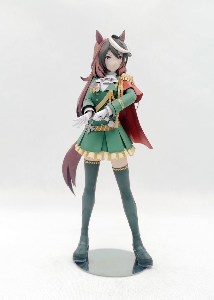 ウマ娘 シンボリルドルフ 【ロード・オブ・エンペラー】 ペーパークラフトpapercraft
