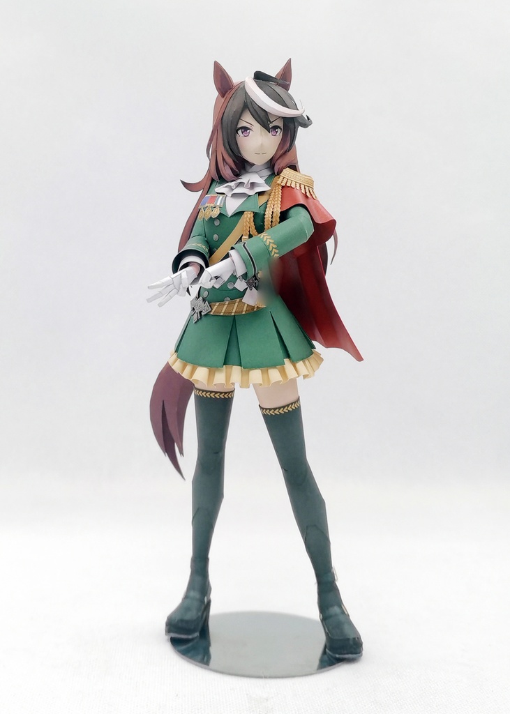 ウマ娘 シンボリルドルフ 【ロード・オブ・エンペラー】 ペーパークラフトpapercraft