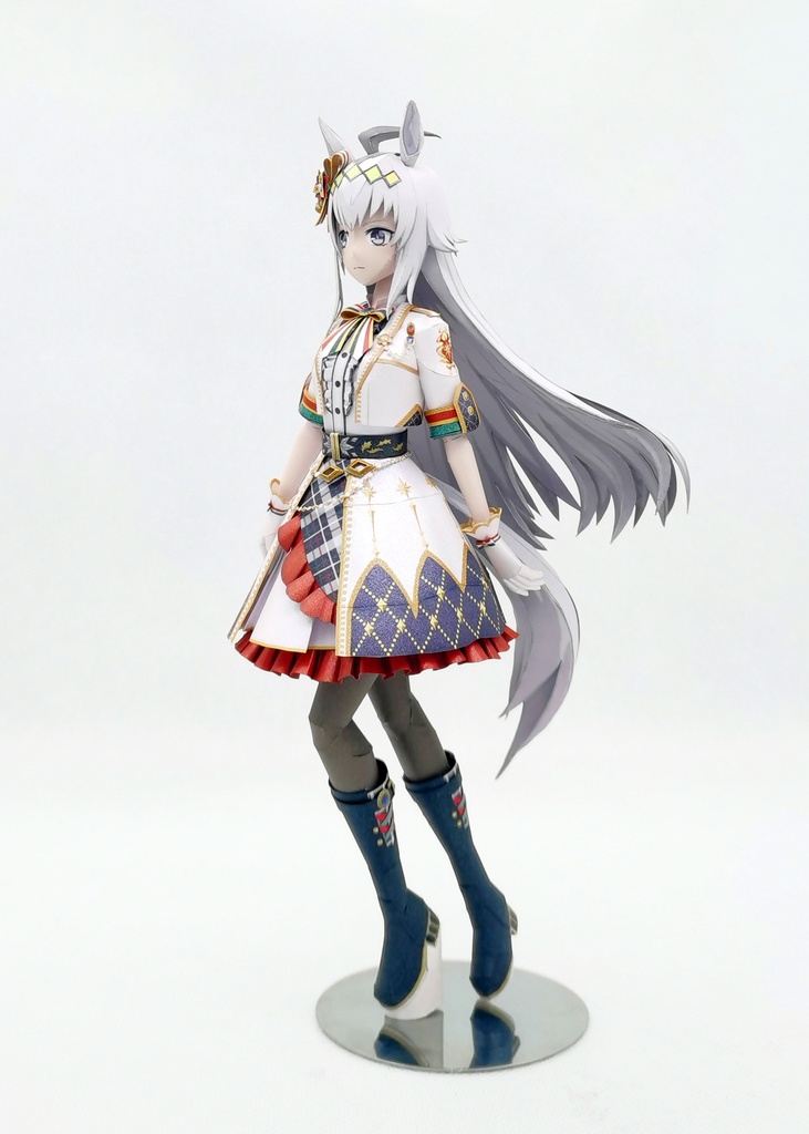 ウマ娘 オグリキャップ 【キセキの白星】 ペーパークラフトpapercraft