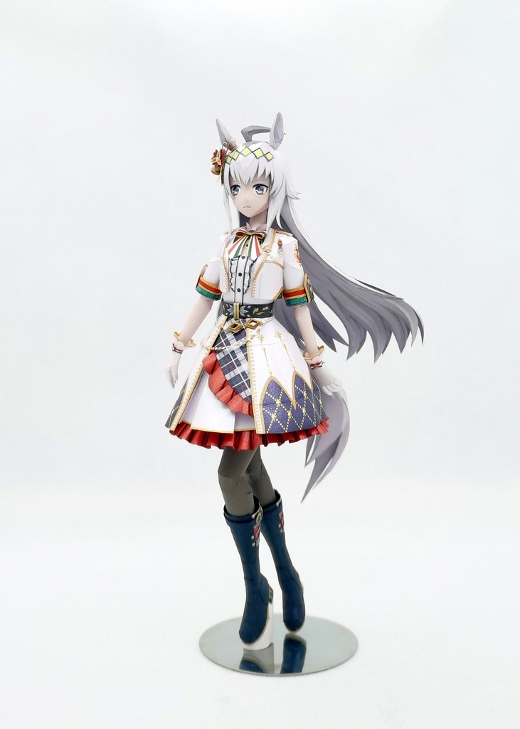 ウマ娘 オグリキャップ 【キセキの白星】 ペーパークラフトpapercraft