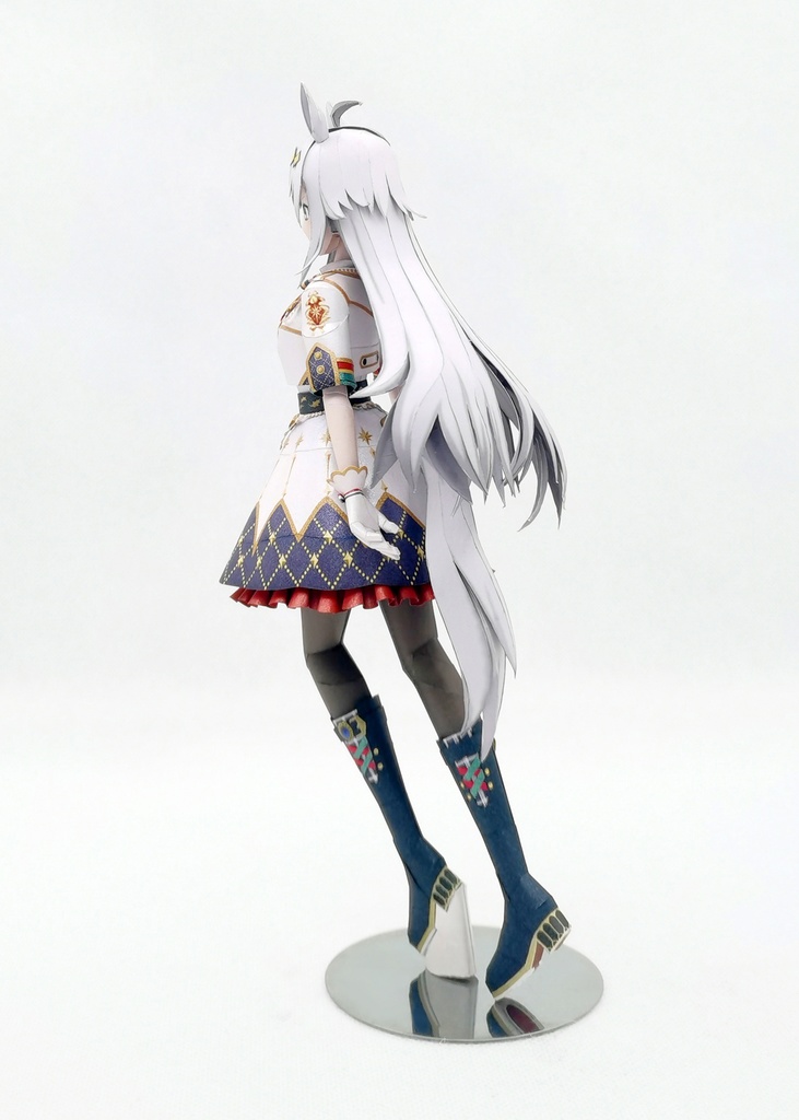 ウマ娘 オグリキャップ 【キセキの白星】 ペーパークラフトpapercraft