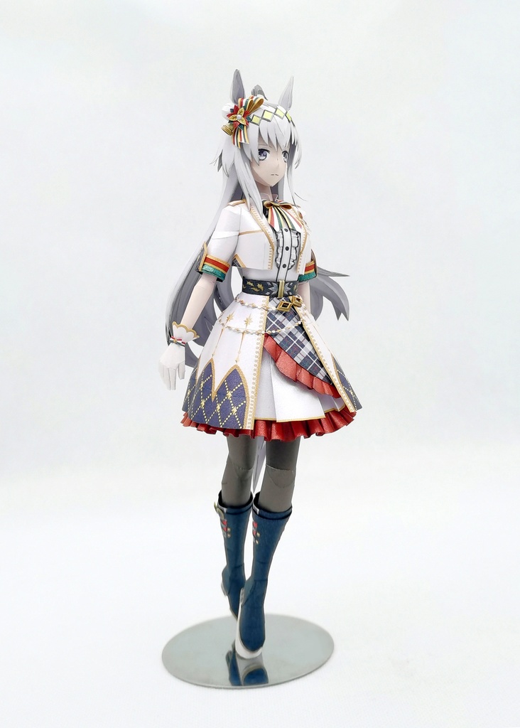 ウマ娘 オグリキャップ 【キセキの白星】 ペーパークラフトpapercraft