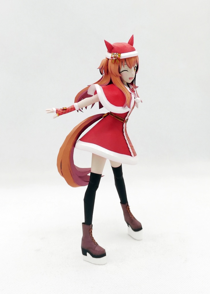 ウマ娘 マヤノトップガン 【フォーメーション:PARTY】 ペーパークラフトpapercraft