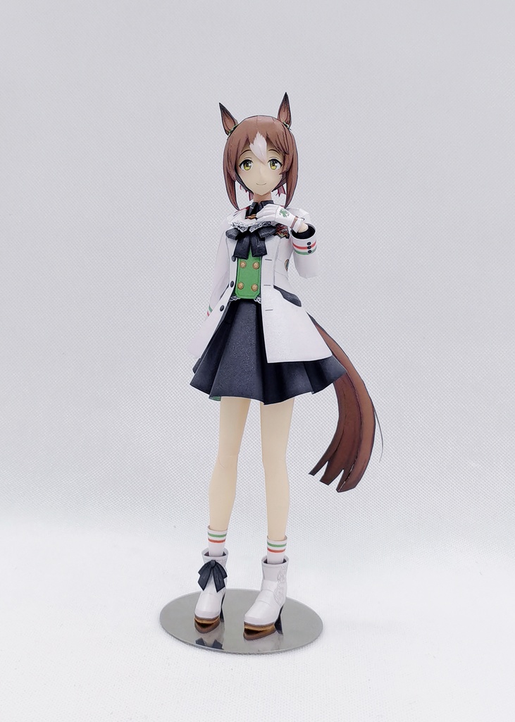 ウマ娘 ファインモーション 【Noble Seamair】 ペーパークラフト papercraft