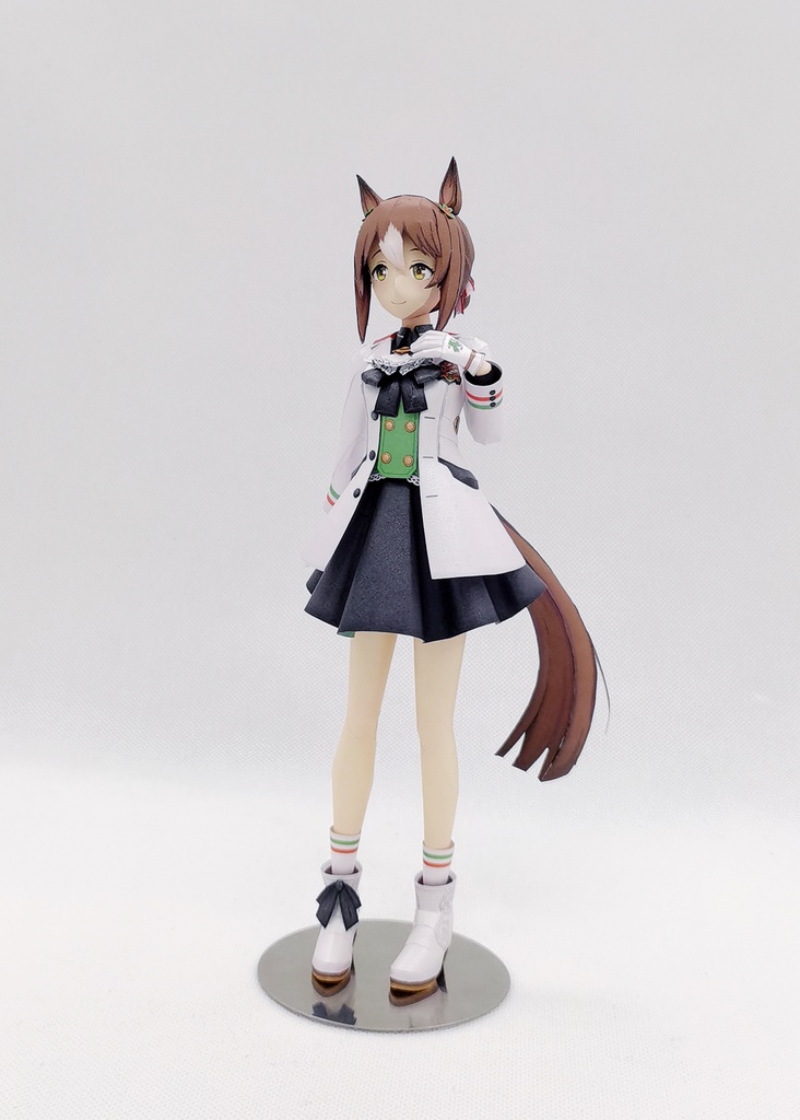 ウマ娘 ファインモーション 【Noble Seamair】 ペーパークラフト papercraft