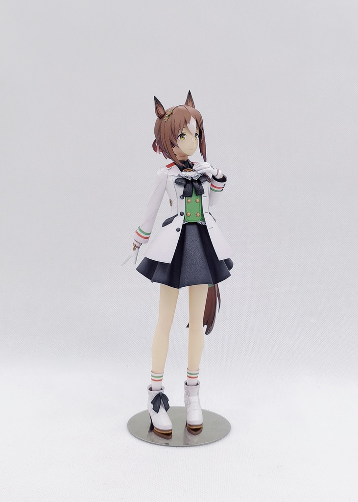 ウマ娘 ファインモーション 【Noble Seamair】 ペーパークラフト papercraft