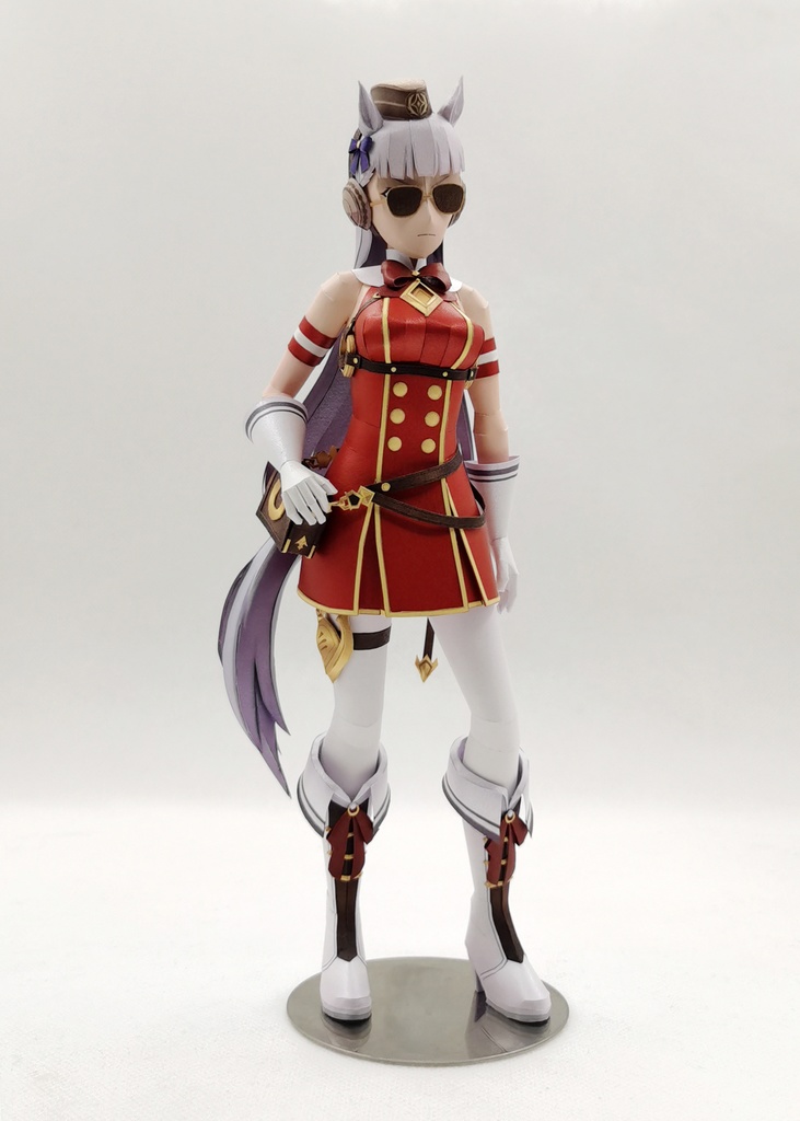 ウマ娘 ゴールドシップ 【レッドストライフ·Anime】 ペーパークラフト papercraft