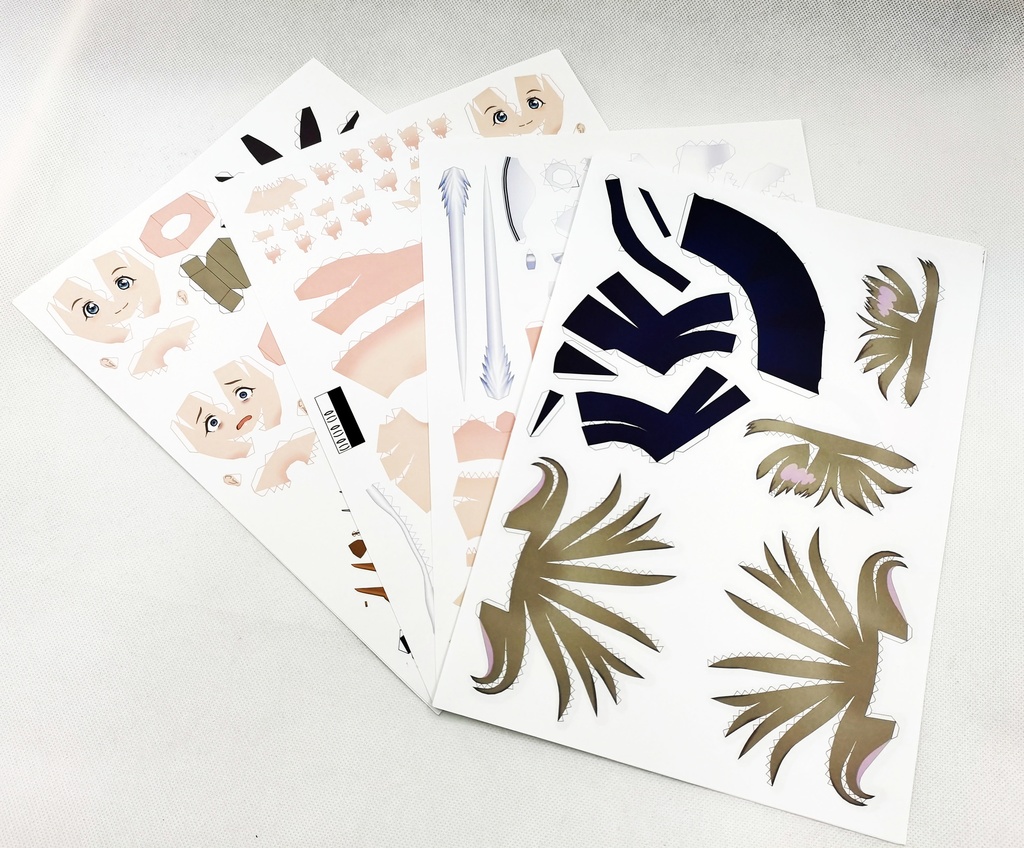 ラブライブ! 唐可可 ペーパークラフト papercraft