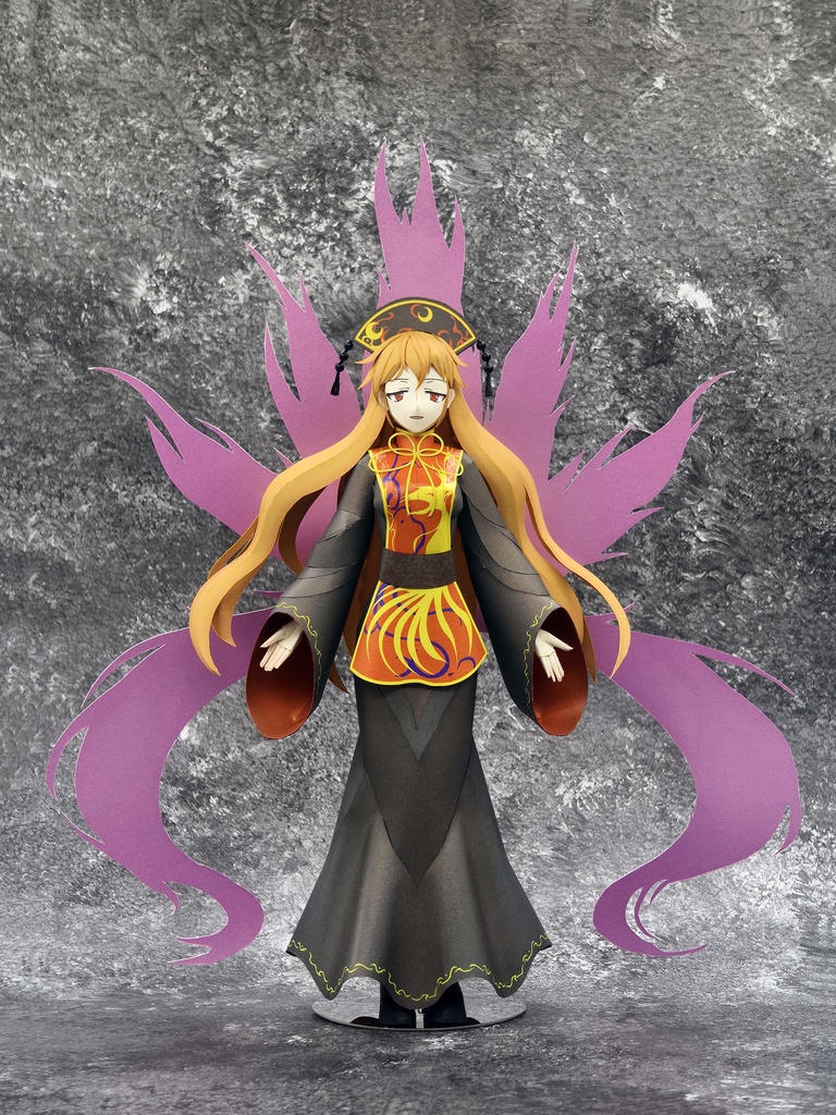 東方Project 純狐 ペーパークラフト papercraft