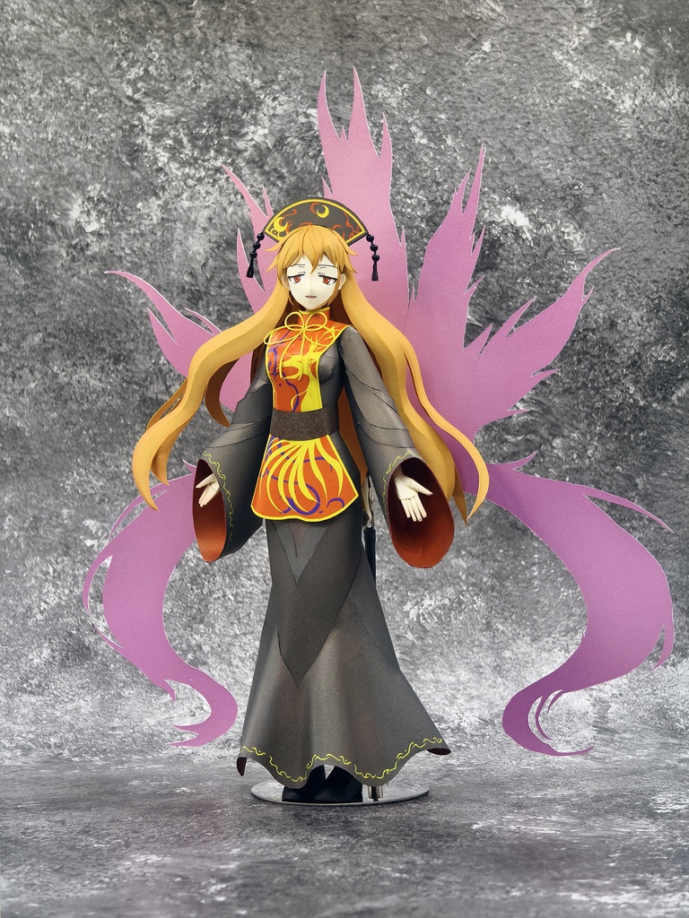 東方Project 純狐 ペーパークラフト papercraft