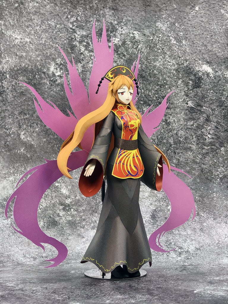 東方Project 純狐 ペーパークラフト papercraft