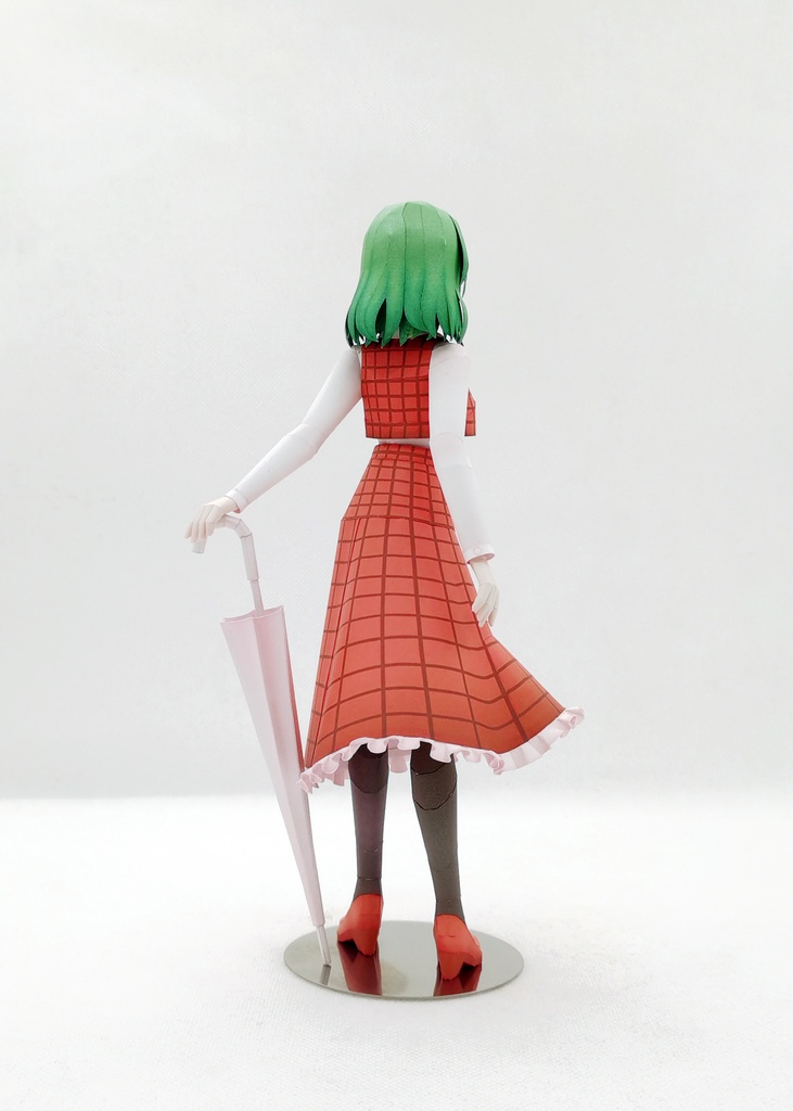 東方Project 風見幽香 ペーパークラフト papercraft
