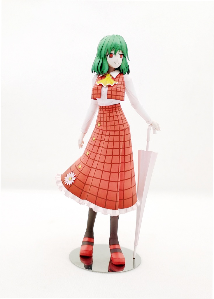 東方Project 風見幽香 ペーパークラフト papercraft