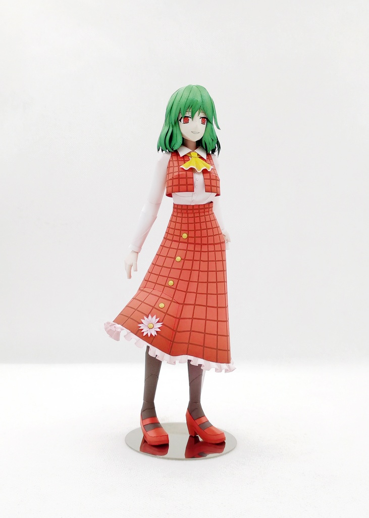 東方Project 風見幽香 ペーパークラフト papercraft