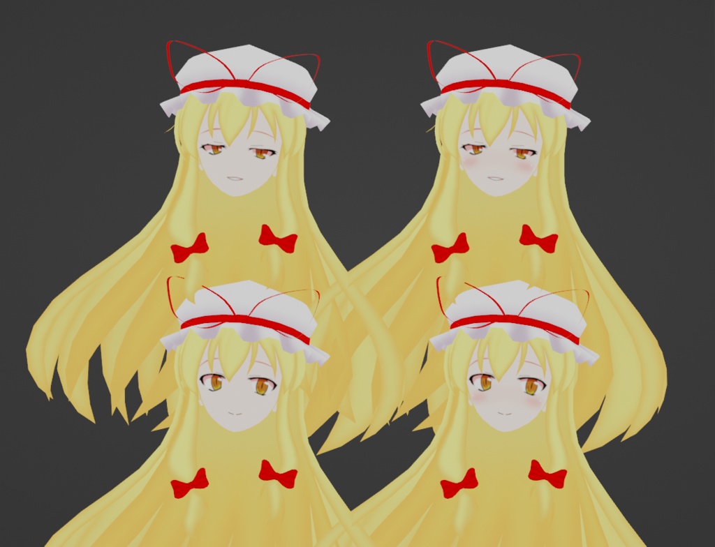 東方Project 八雲紫 ペーパークラフト papercraft