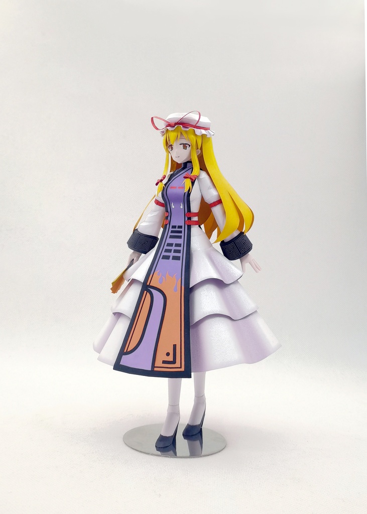 東方Project 八雲紫 ペーパークラフト papercraft