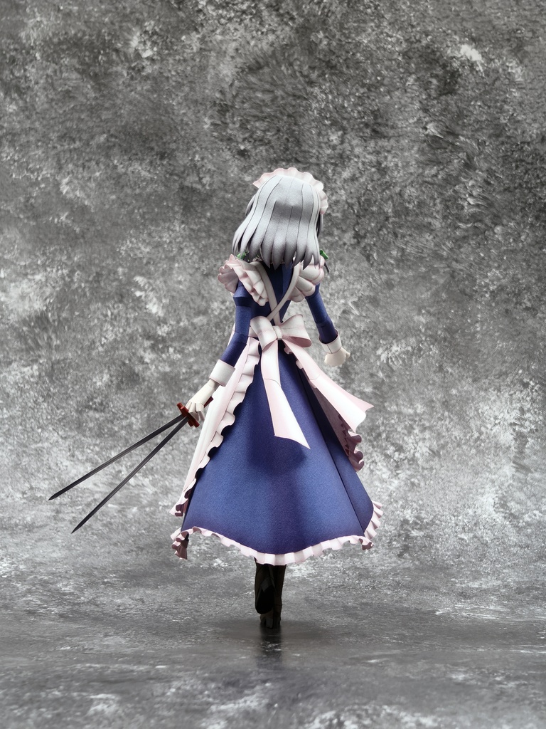 東方Project 十六夜咲夜 ペーパークラフト papercraft