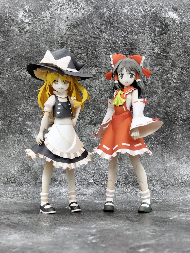 東方Project 霧雨魔理沙 ペーパークラフト papercraft