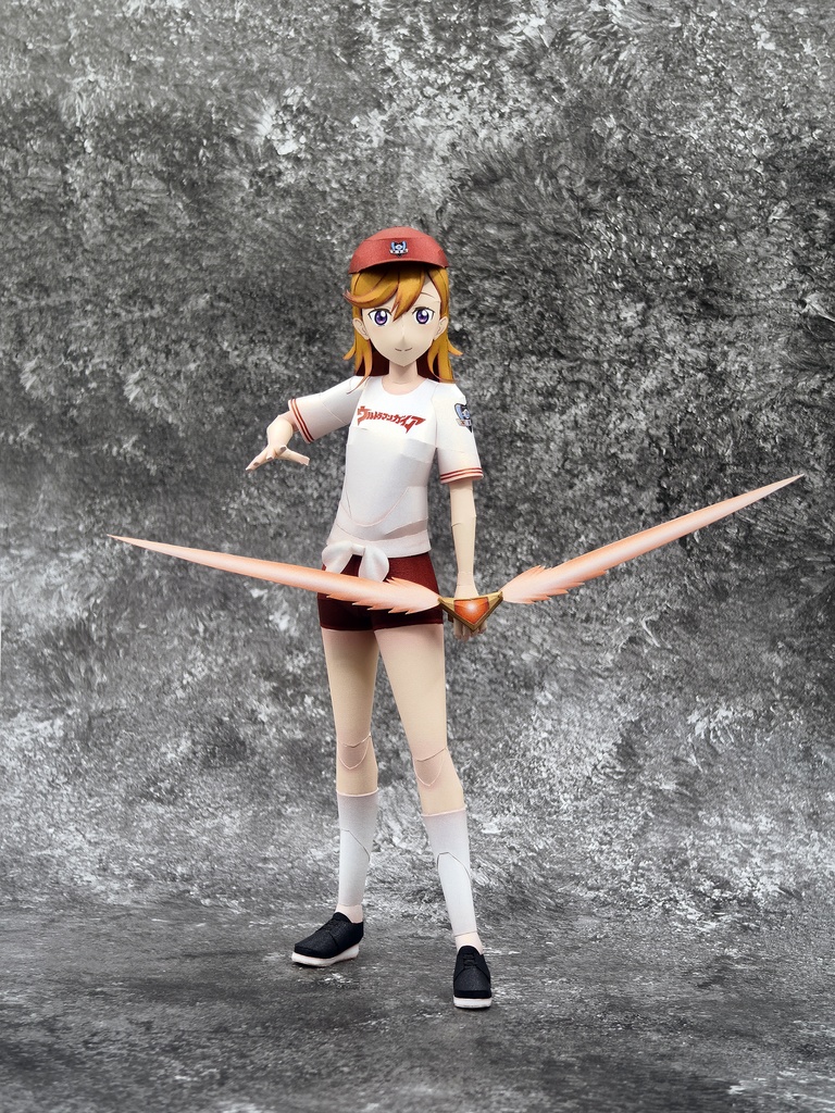 ラブライブ!スーパースター!! 澁谷かのん ペーパークラフト papercraft