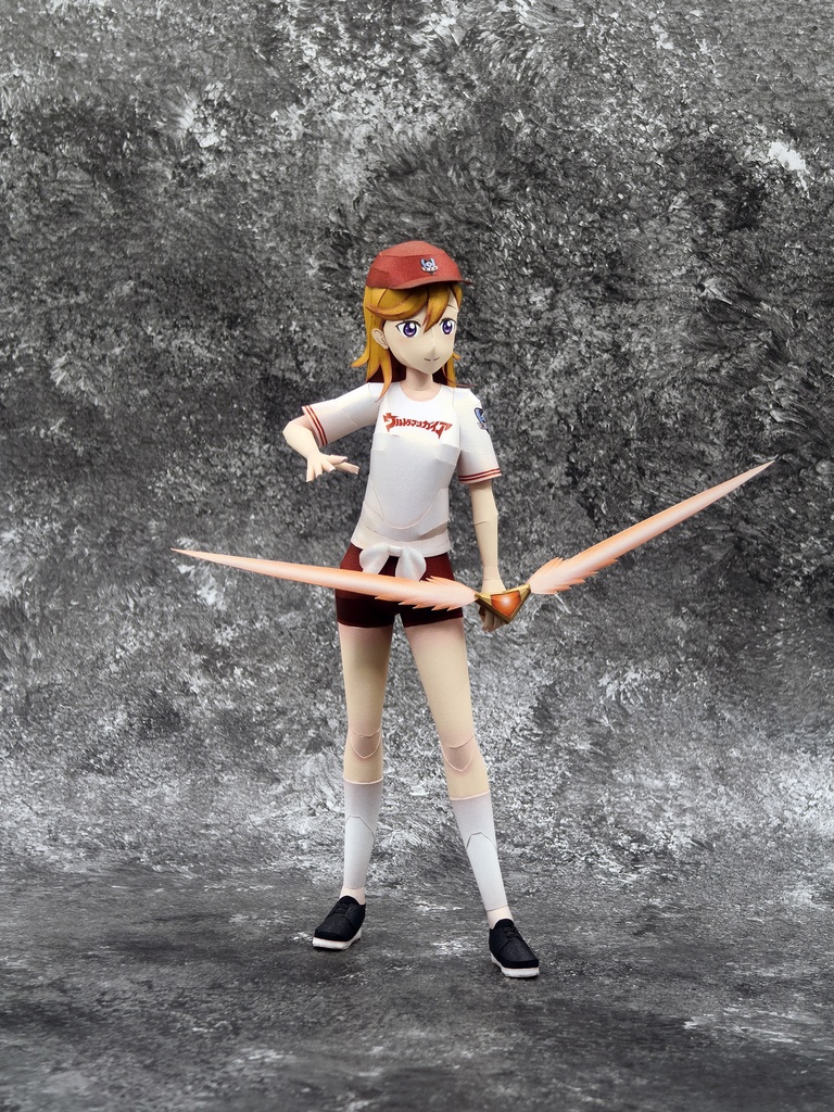 ラブライブ!スーパースター!! 澁谷かのん ペーパークラフト papercraft