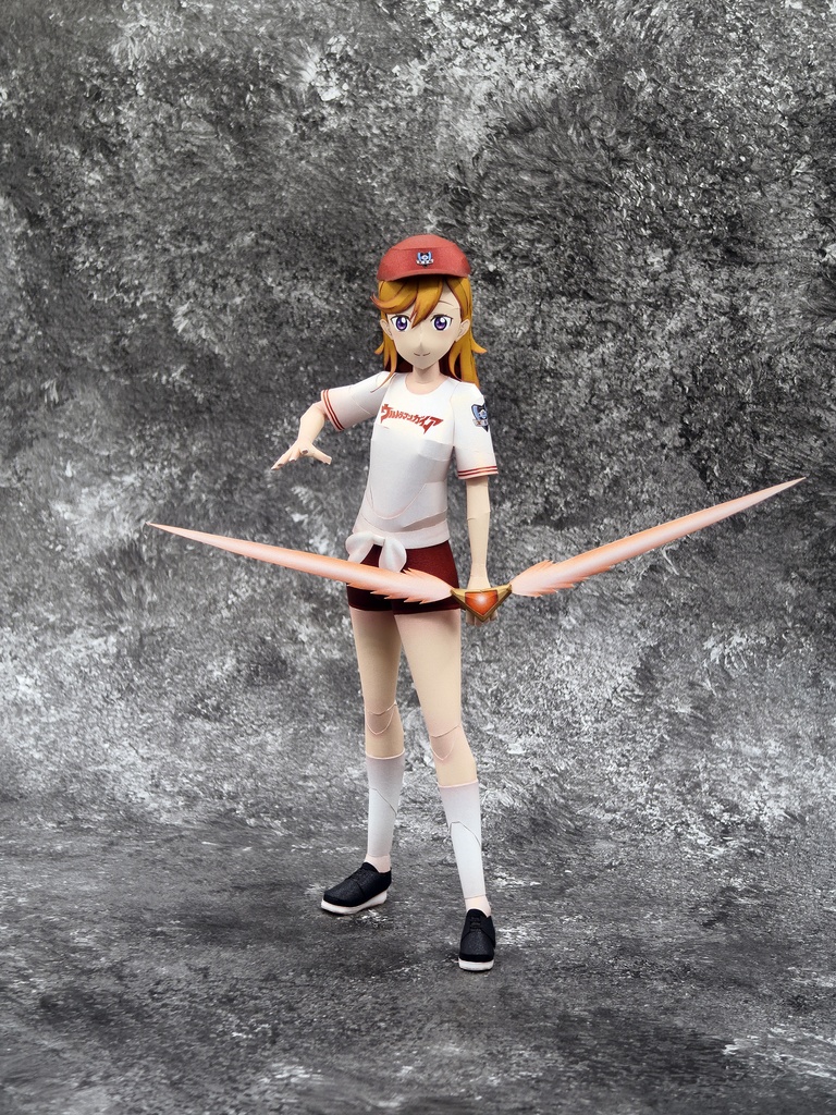 ラブライブ!スーパースター!! 澁谷かのん ペーパークラフト papercraft