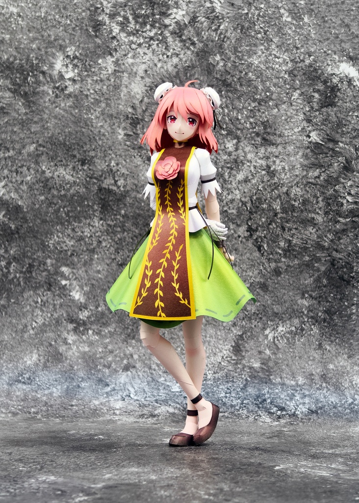 東方Project 茨木華扇 ペーパークラフト papercraft